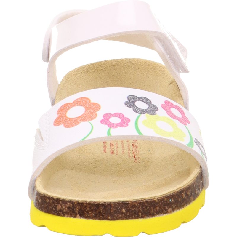 Superfit FUSSBETTPANTOFFEL Girls Sandal - Material: Sonstiges Material in White