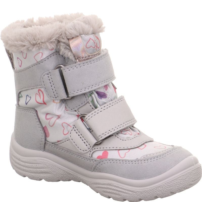 Superfit CRYSTAL Girls Boot - Material: Leder/Sonstiges Material/Texti in Grey