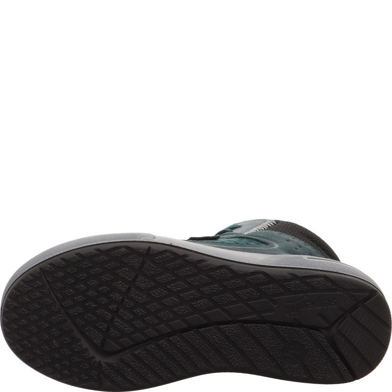 Superfit MAVERICK Boys Sneakers high - Material: Leder/Sonstiges Material/Texti in Green