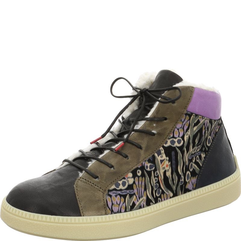 Think! TURNA DAMEN Damen Sneaker high - Material: Leder in Schwarz