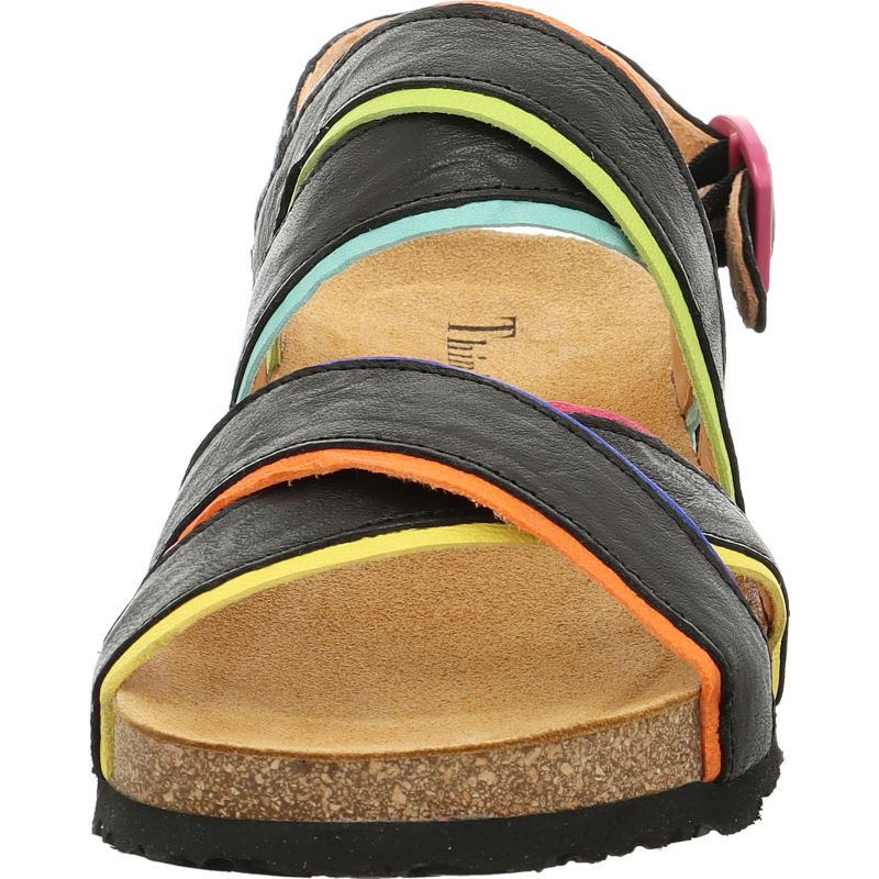 Think KOAK DAMEN Woman Strap sandal - Material: Leather in Black