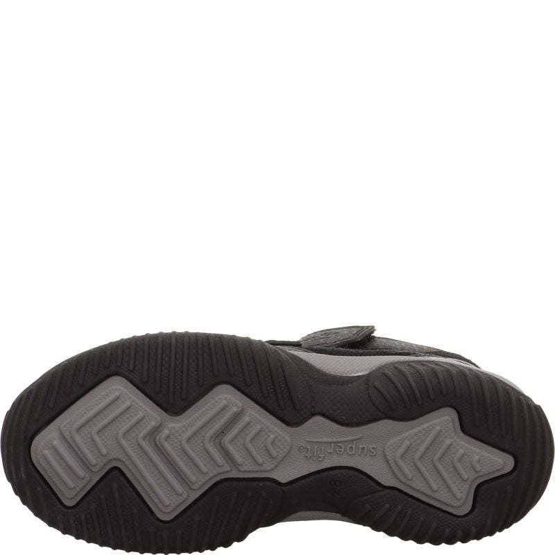 Superfit STORM Boys Sneakers high - Material: Leder/Sonstiges Material/Texti in Black