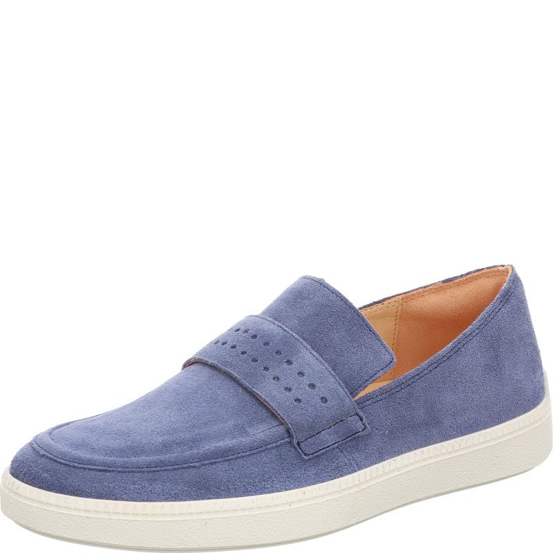 Think TURNA MEN Slipper - Material: Leather in Blue