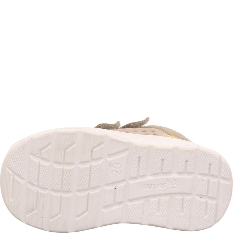 Superfit BREEZE Unisex | Jungen Sneaker high - Material: Leder in Beige