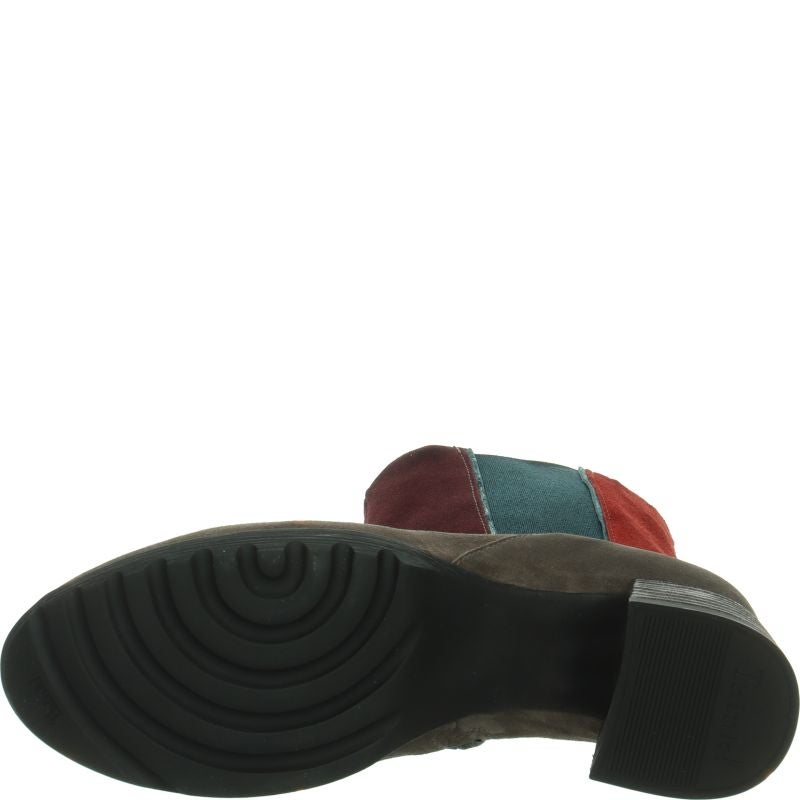 Think NOLA Woman Ankle boot - Material: Leather in Grey