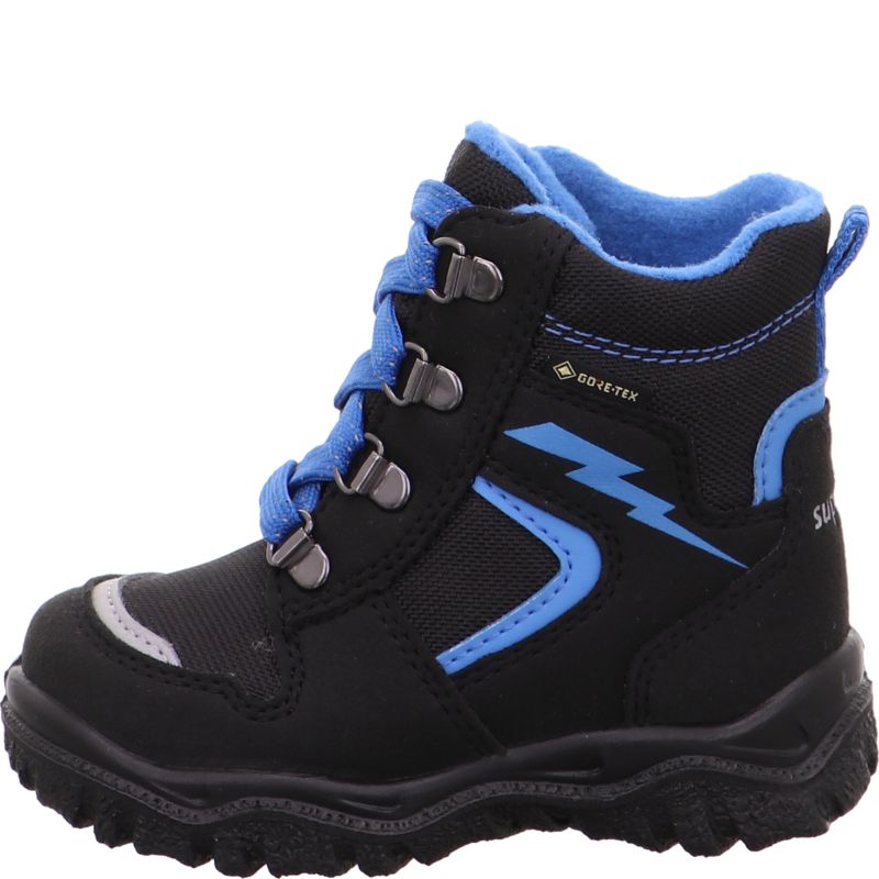 Superfit HUSKY1 Unisex, Boys Boot - Material: Textil/Sonstiges Material in Black