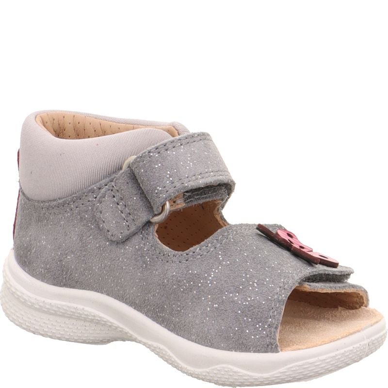 Superfit POLLY Girls Sandal - Material: Leather/Textil in Grey