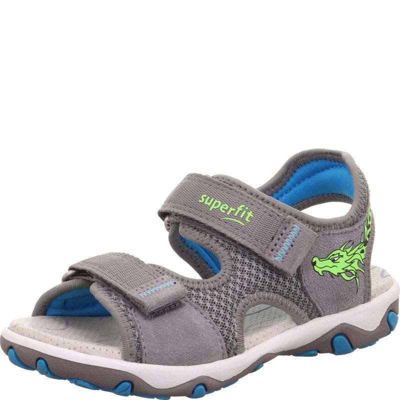 Superfit MIKE 3.0 Jungen  - Material: Leder/Textil in Grau
