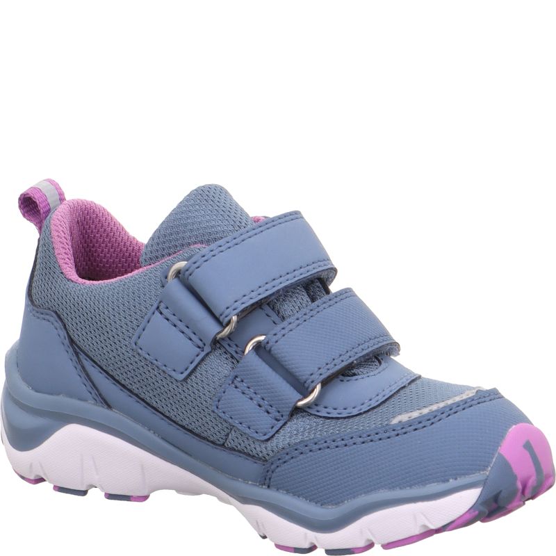 Superfit SPORT5 Mädchen Sneaker low - Material: Textil/Sonstiges Material in Blau