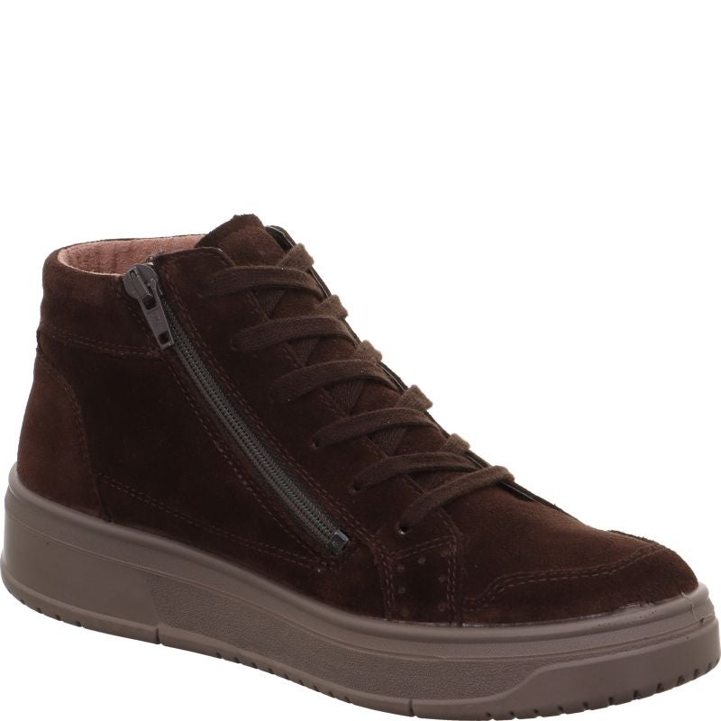 Legero REJOISE Damen Sneaker high - Material: Leder in Braun