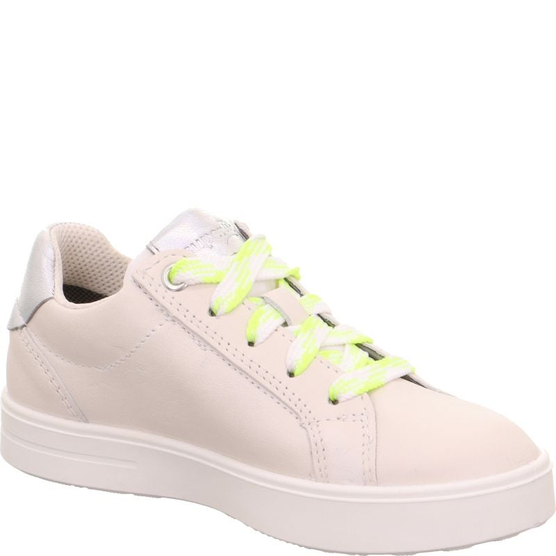 Superfit STELLA Mädchen Sneaker low - Material: Leder/Sonstiges Material/Textil in Weiß