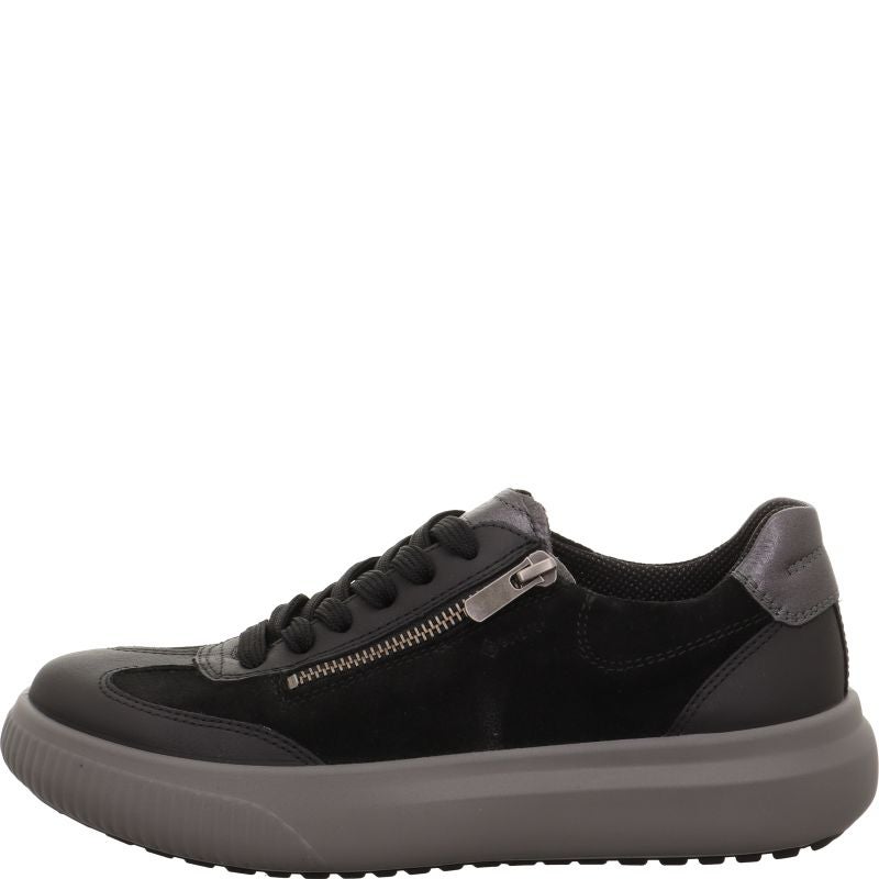 Legero T4 JUMP Damen Sneaker low - Material: Leder in Schwarz