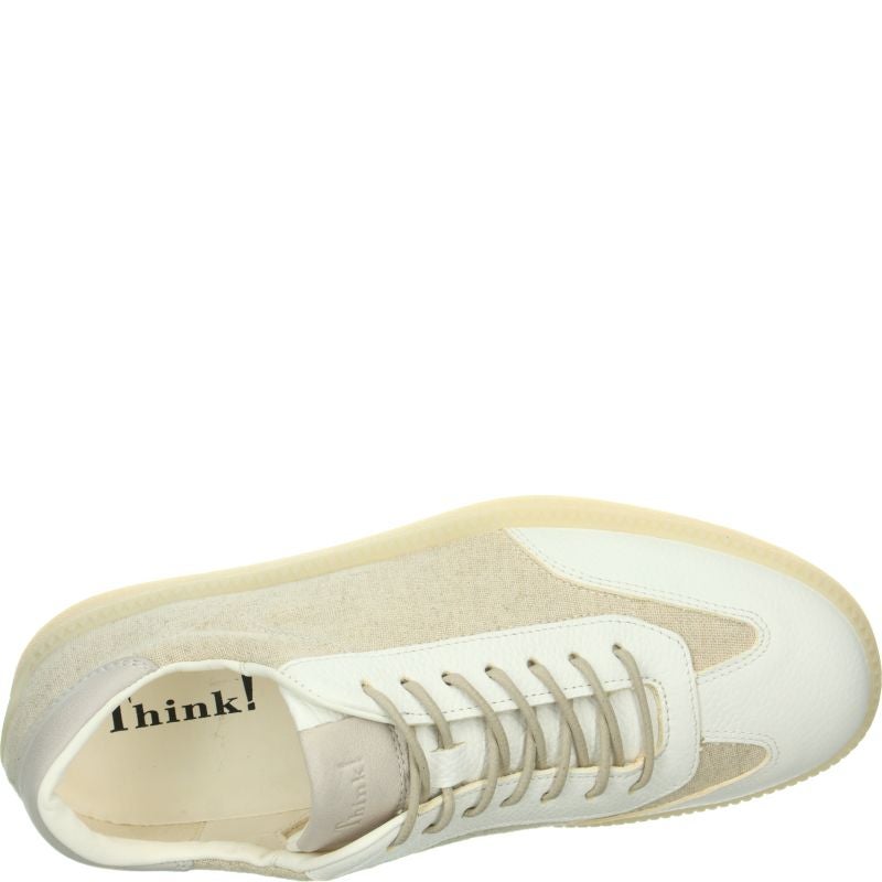 Think TURNA MEN Men  - Material: Leather in White