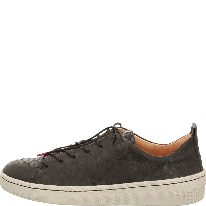 Think! KUMI Damen Sneaker low - Material: Leder in Grau