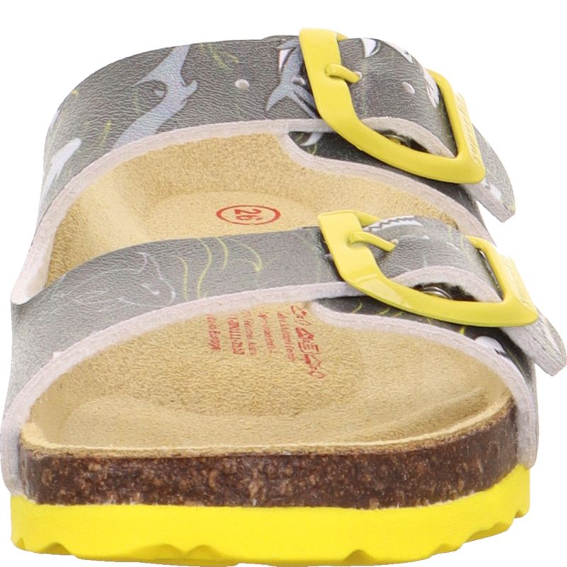Superfit FUSSBETTPANTOFFEL Mädchen Pantoffel - Material: Sonstiges Material in Grau