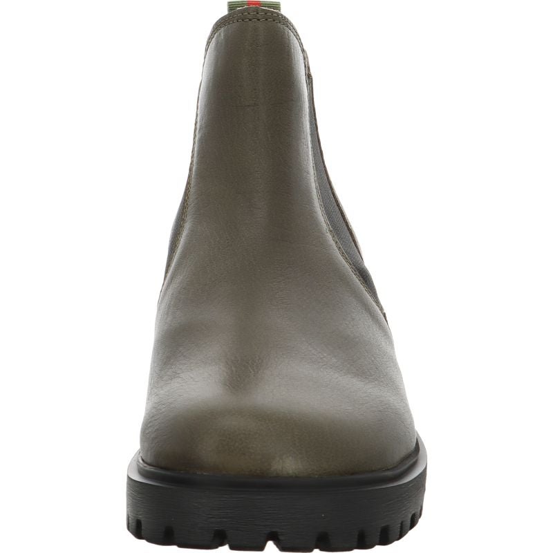 Think! TRENTO Damen Chelsea Boots - Material: Leder in Oliv