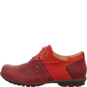 Think KONGHERREN Lace up shoe - Material: Leather in Red