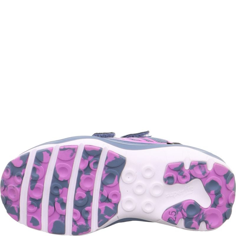 Superfit SPORT5 Mädchen Sneaker low - Material: Textil/Sonstiges Material in Blau