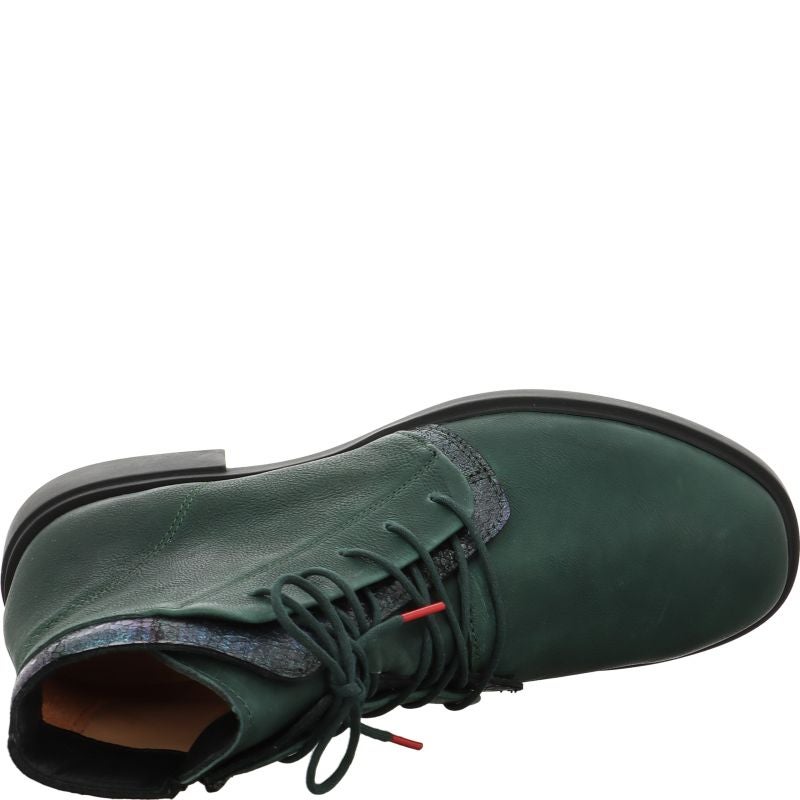 Think NINA Woman Ankle boot - Material: Leather in Green