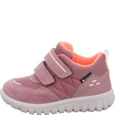 Superfit SPORT7 MINI Unisex | Girls Sneakers low - Material: Leder/Sonstiges Material/Texti in Purple