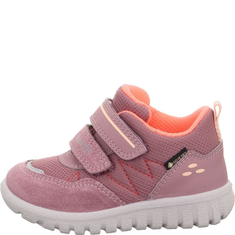 Superfit SPORT7 MINI Unisex | Girls Sneakers low - Material: Leder/Sonstiges Material/Texti in Purple