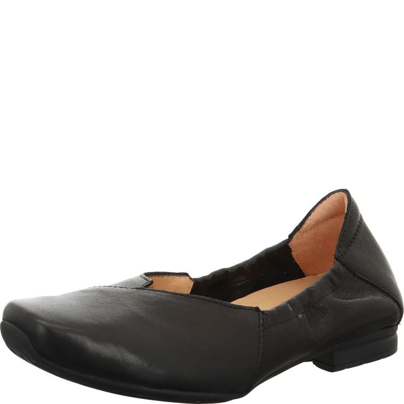 Think GAUDI Woman Ballerina - Material: Leather in Black