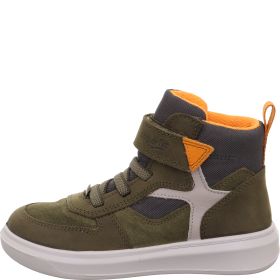 Superfit COSMO Boys Sneakers high - Material: Leather/Textil in Green