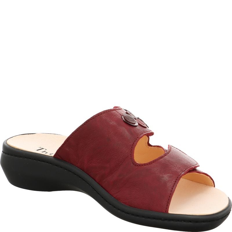 Think CAMILLA DAMEN Woman Mules - Material: Leather in Red