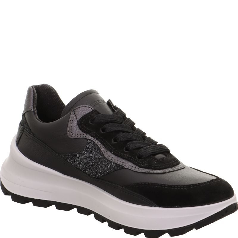 Legero T4 RUN Sneakers low - Material: Leather in Black