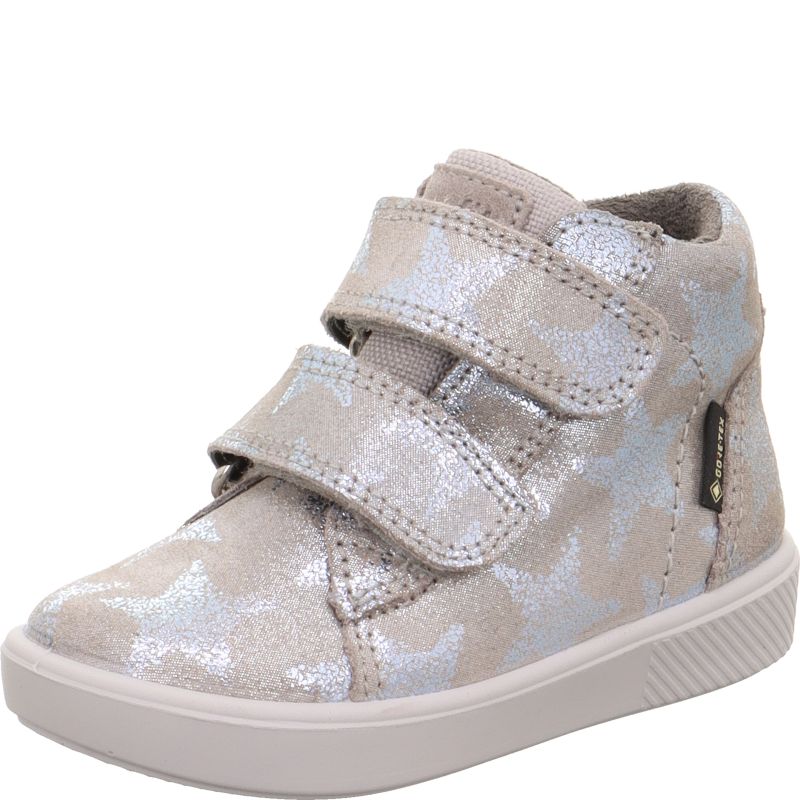 Superfit SUPIES Girls Sneakers high - Material: Leather/Textil in Grey