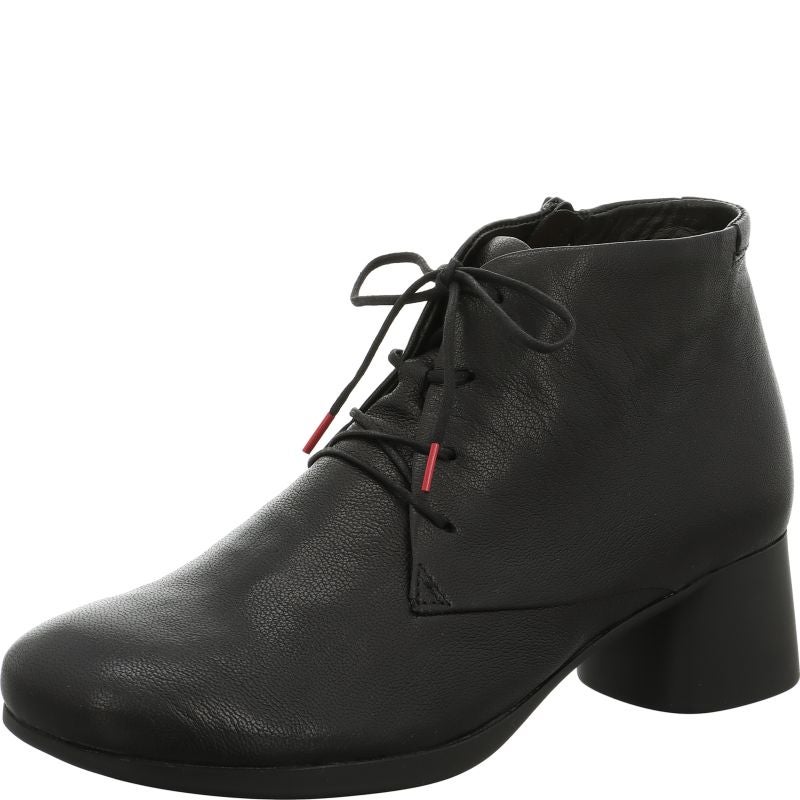 Think NANI Woman Ankle boot - Material: Leather in Black