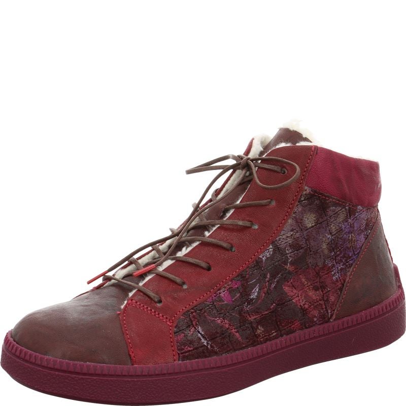 Think TURNA WOMEN Woman  - Material: Leather in Red