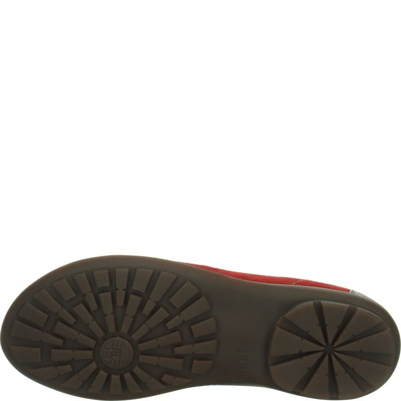 Think KONG HERREN Lace up shoe - Material: Leather in Red