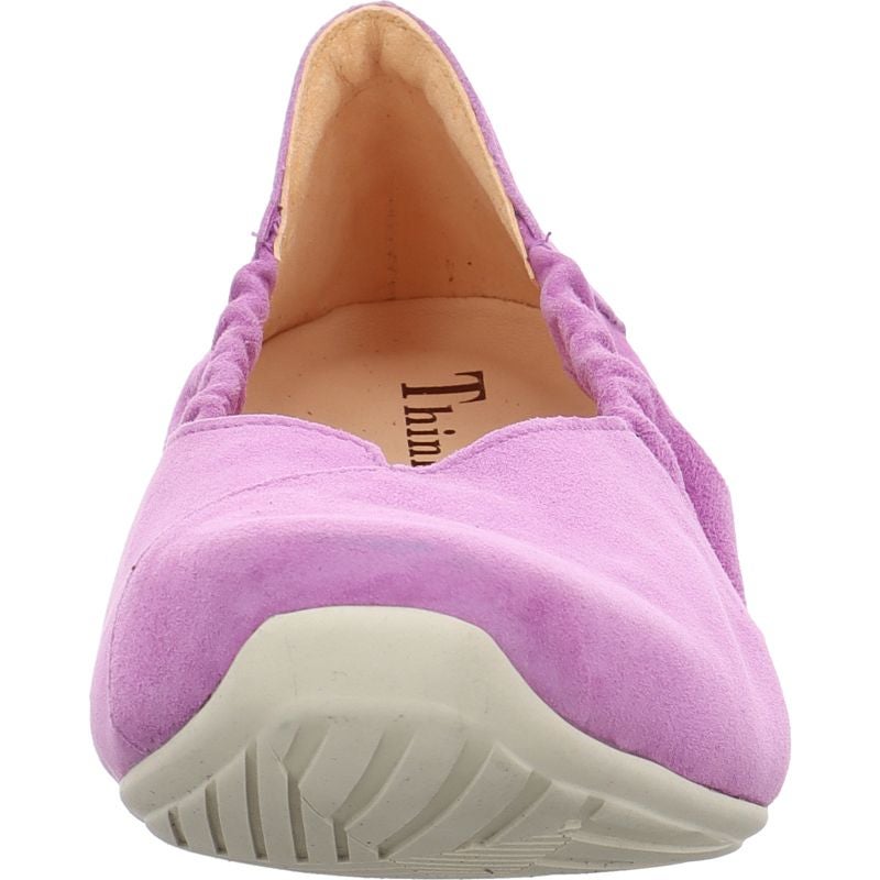 Think GAUDI Woman Ballerina - Material: Leather in Purple