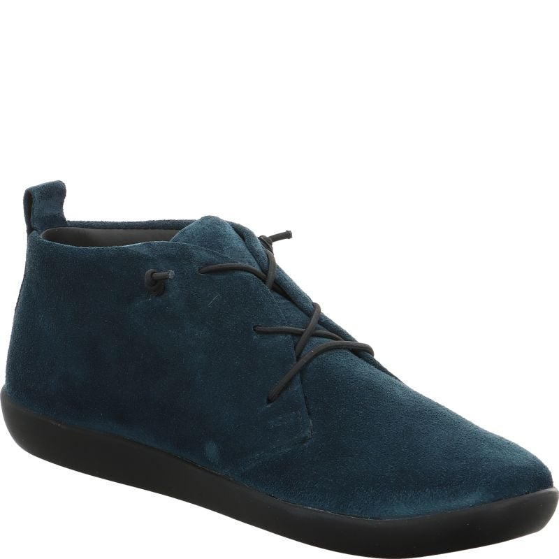 Think NATURE Woman Sneakers high - Material: Leather in Blue