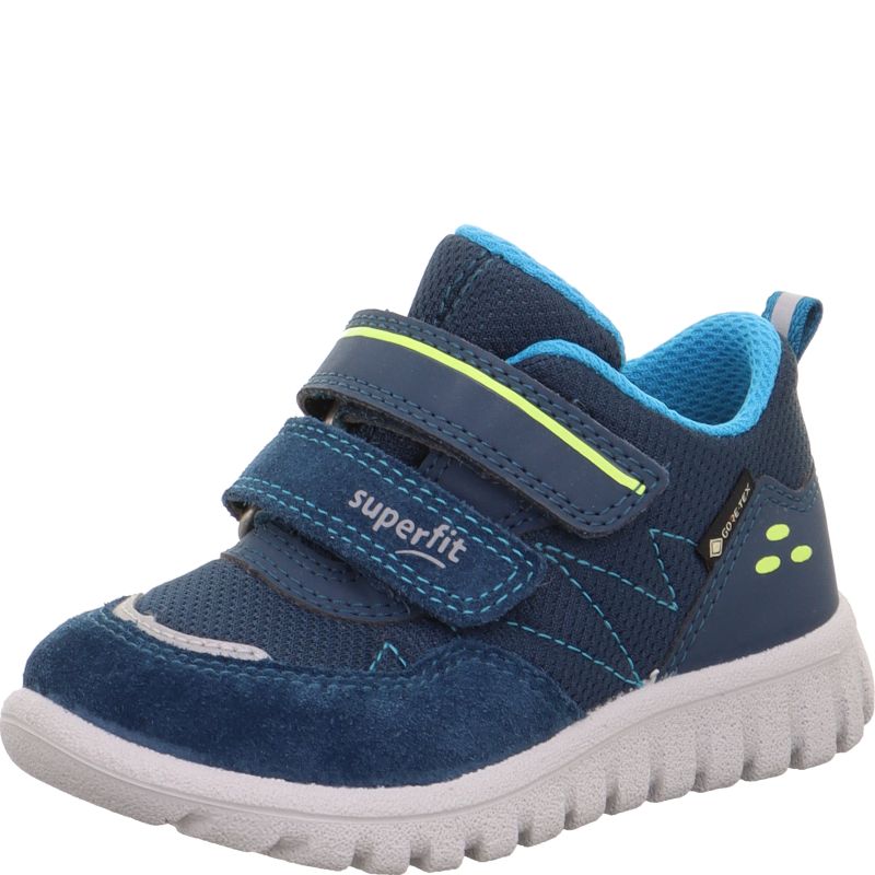 Superfit SPORT7MINI Sneakers low - Material: LederSonstigesMaterialTexti in Blue