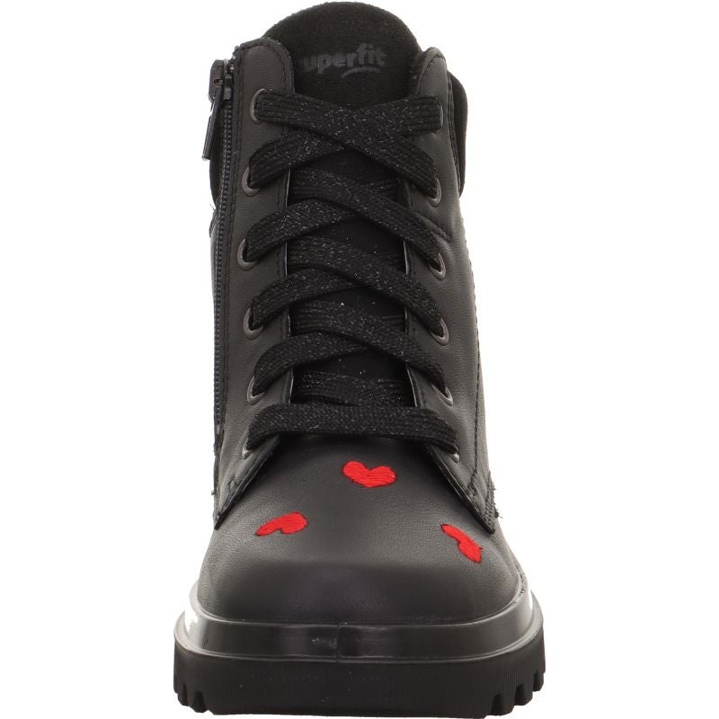 Superfit ABBY NOVA Mädchen Boots - Material: Leder/Textil in Schwarz