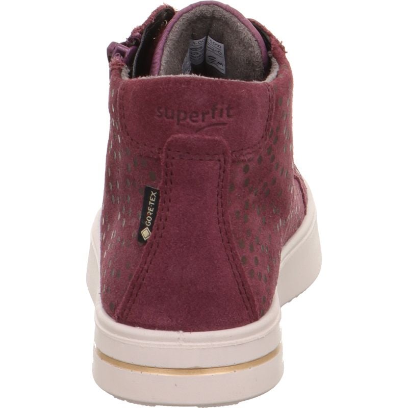 Superfit STELLA Sneaker high - Material: Leder/Textil in Rot