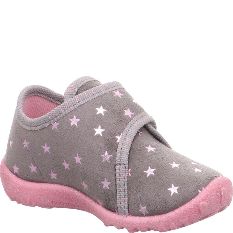 Superfit SPOTTY Girls Slipper - Material: Textile in Grey