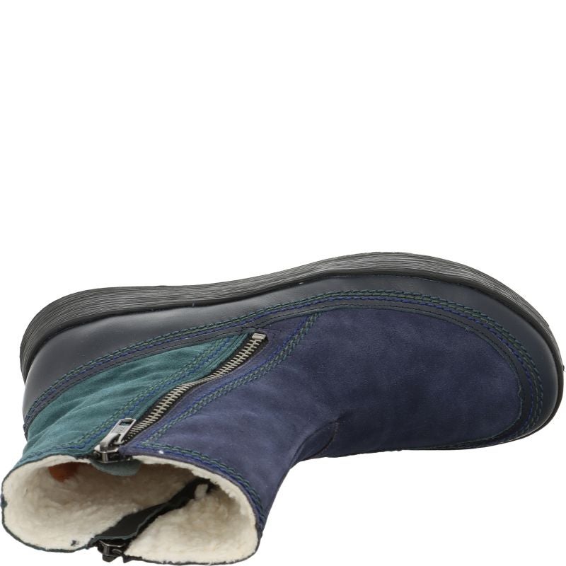 Think! COMODA Woman Ankle boot - Material: Leather in Blue