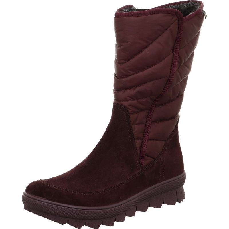Legero NOVARA Damen Stiefelette - Material: Leder/Textil in Rot