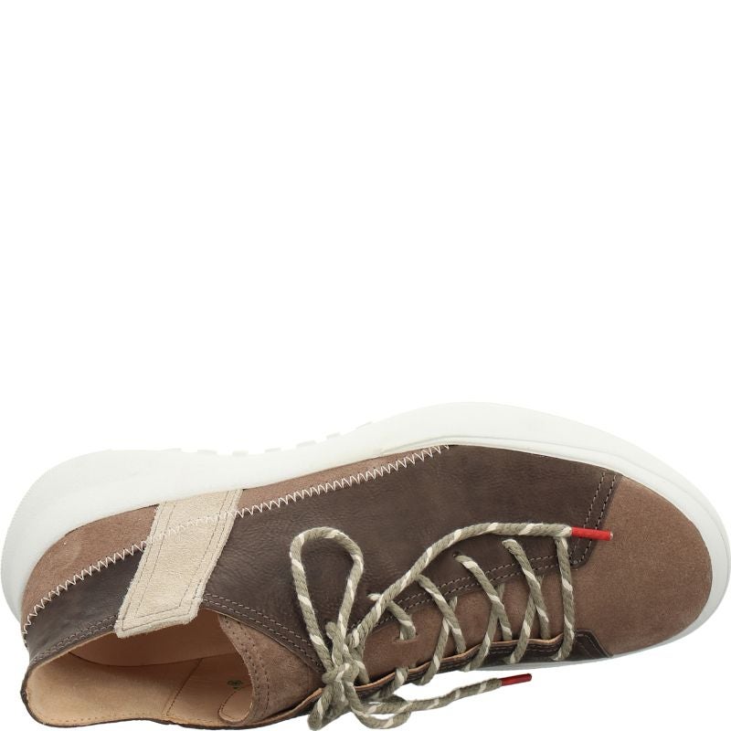 Think KUSABI Woman Sneakers low - Material: Leather in Grey