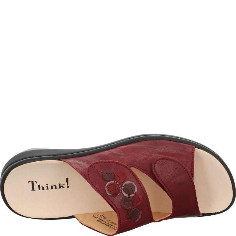 Think CAMILLA DAMEN Woman Mules - Material: Leather in Red