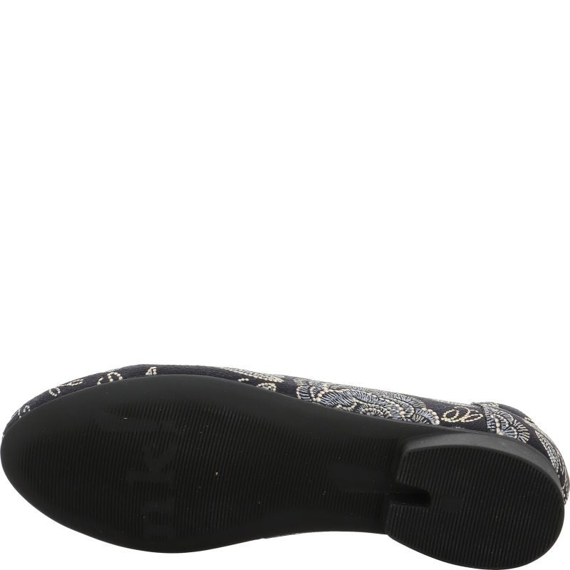 Think! GUAD2 Damen Slipper - Material: Leder in Blau