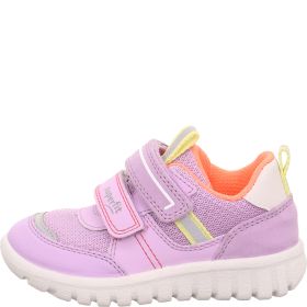 Superfit SPORT7 MINI Girls Sneakers low - Material: Leder/Sonstiges Material/Texti in Purple