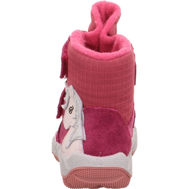 Superfit ICEBIRD Girls Boot - Material: Leather/Textil in Red
