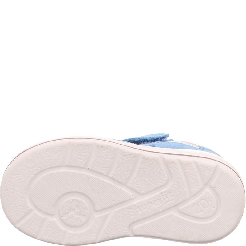 Superfit BOOMERANG Girls Sandal - Material: Leather/Textil in Blue