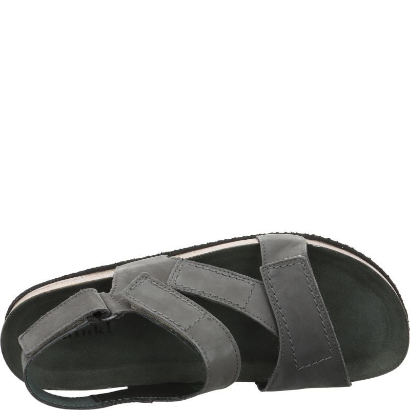 Think WOLFI Men Sandal - Material: Leather in Grey