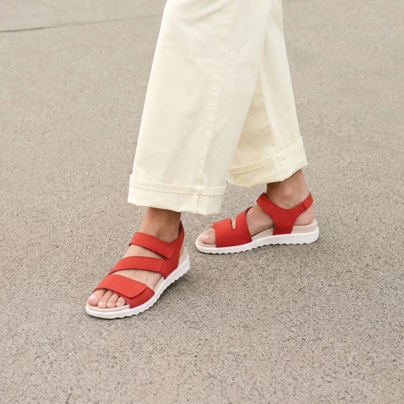 Legero MOVE Damen Sandale - Material: Leder in Rot