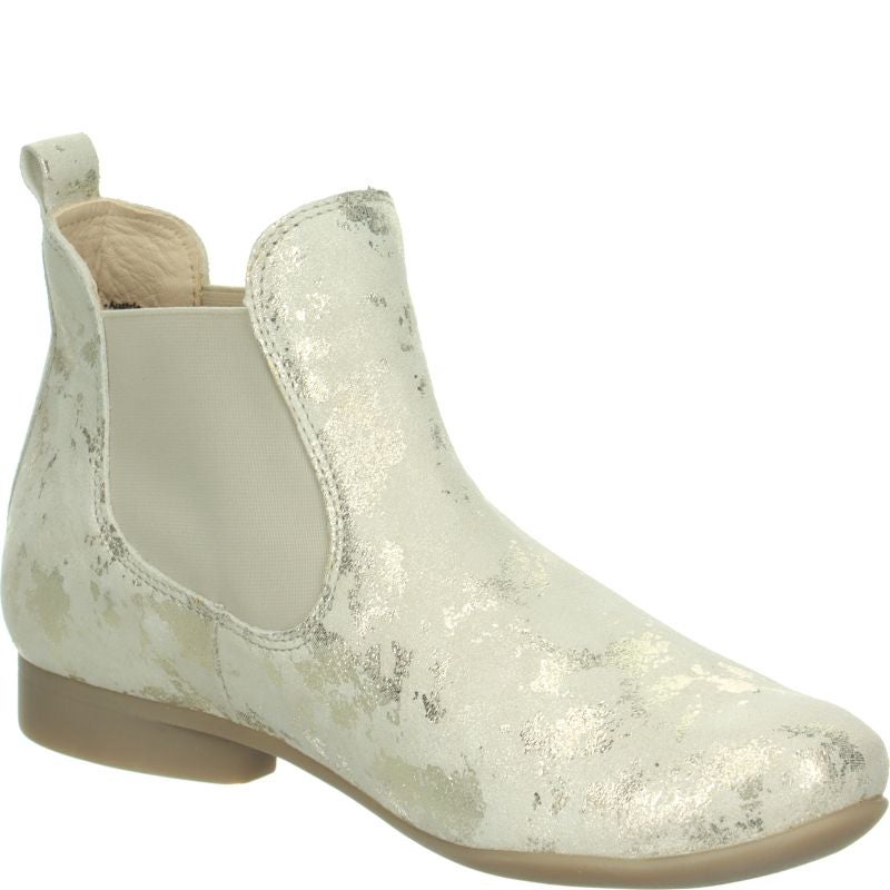 Think GUAD2 Woman Cheslea boot - Material: Leather in Beige